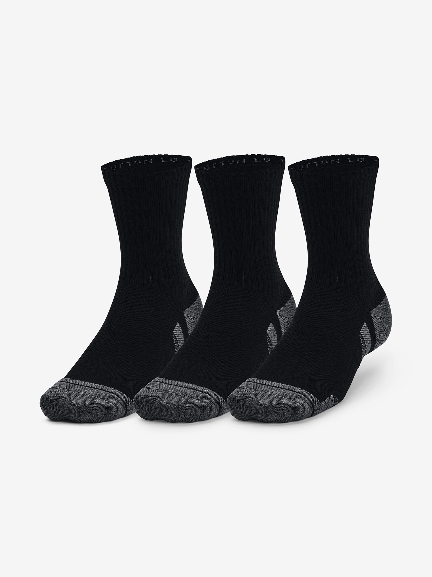 Product detail of Dětské ponožky Under Armour  Performance Cotton 3p Mid-BLK  L