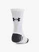 Dětské ponožky Under Armour  Performance Cotton 3p Mid-WHT
