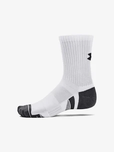 Dětské ponožky Under Armour  Performance Cotton 3p Mid-WHT