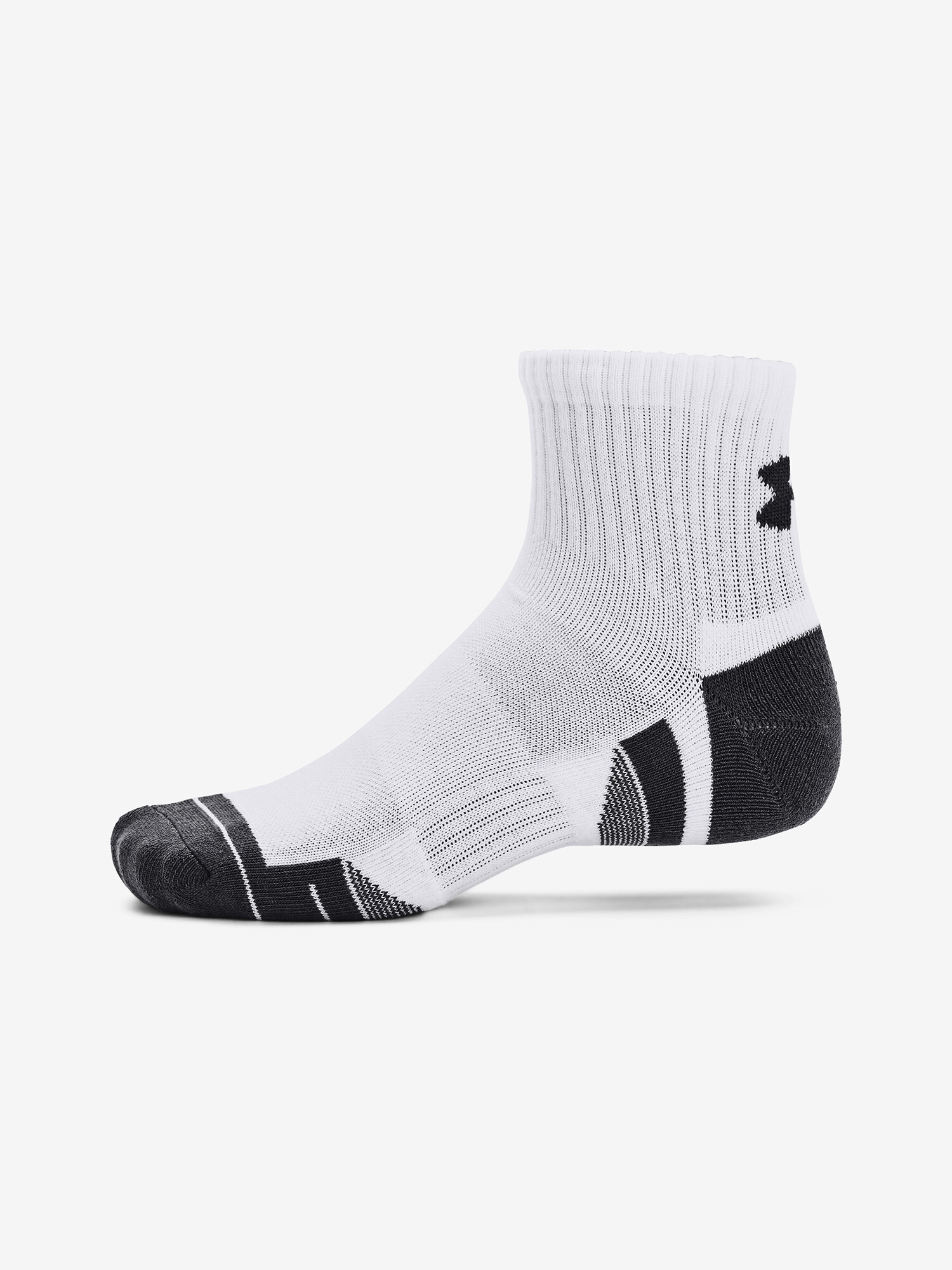 Dětské ponožky Under Armour  Performance Cotton 3p Qtr-WHT  M - thumb (2)