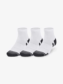 Dětské ponožky Under Armour Performance Cotton 3p Qtr-WHT