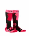 Dětské ponožky X-Bionic  Ski Junior 4.0 Anthracite Melange/Fluo Pink