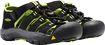 Dětské sandály Keen  Newport H2 JR Black/Lime Green