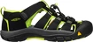 Dětské sandály Keen  Newport H2 JR Black/Lime Green