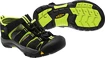 Dětské sandály Keen  Newport H2 K Black/Lime Green