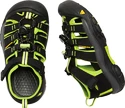 Dětské sandály Keen  Newport H2 K Black/Lime Green