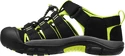 Dětské sandály Keen  Newport H2 K Black/Lime Green