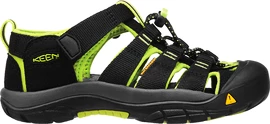 Dětské sandály Keen Newport H2 K Black/Lime Green