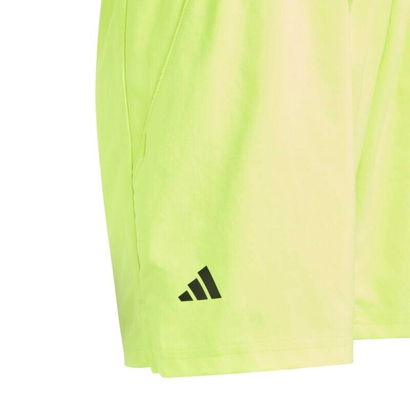 Dětské šortky adidas  B Club 3 Stripes Short Lucid Lemon 128 cm - thumb (5)