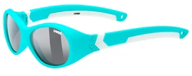 Dětské sportovní brýle Uvex Sportstyle 510 Turquoise White Mat/Smoke (Cat. 3)
