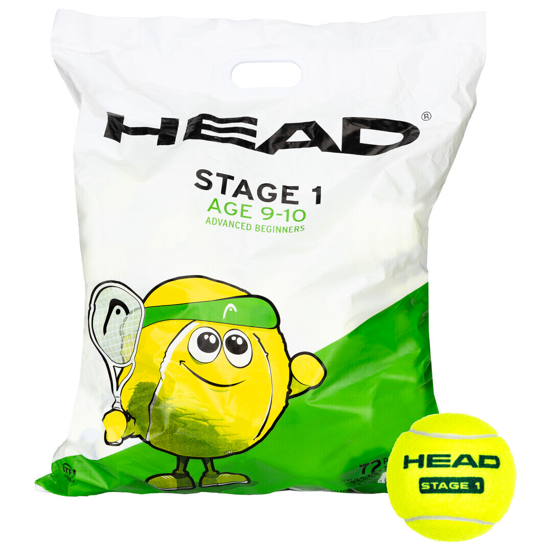 Product detail of Dětské tenisové míče Head  Stage 1 Green 72B
