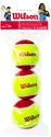 Dětské tenisové míče Wilson  Starter Red (3 ks)