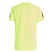 Dětské tričko adidas  B Club 3 Stripes Tee Lucid Lemon