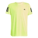 Dětské tričko adidas  B Club 3 Stripes Tee Lucid Lemon