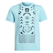 Dětské tričko adidas  Boys Printed Tennis Shirt Aqua