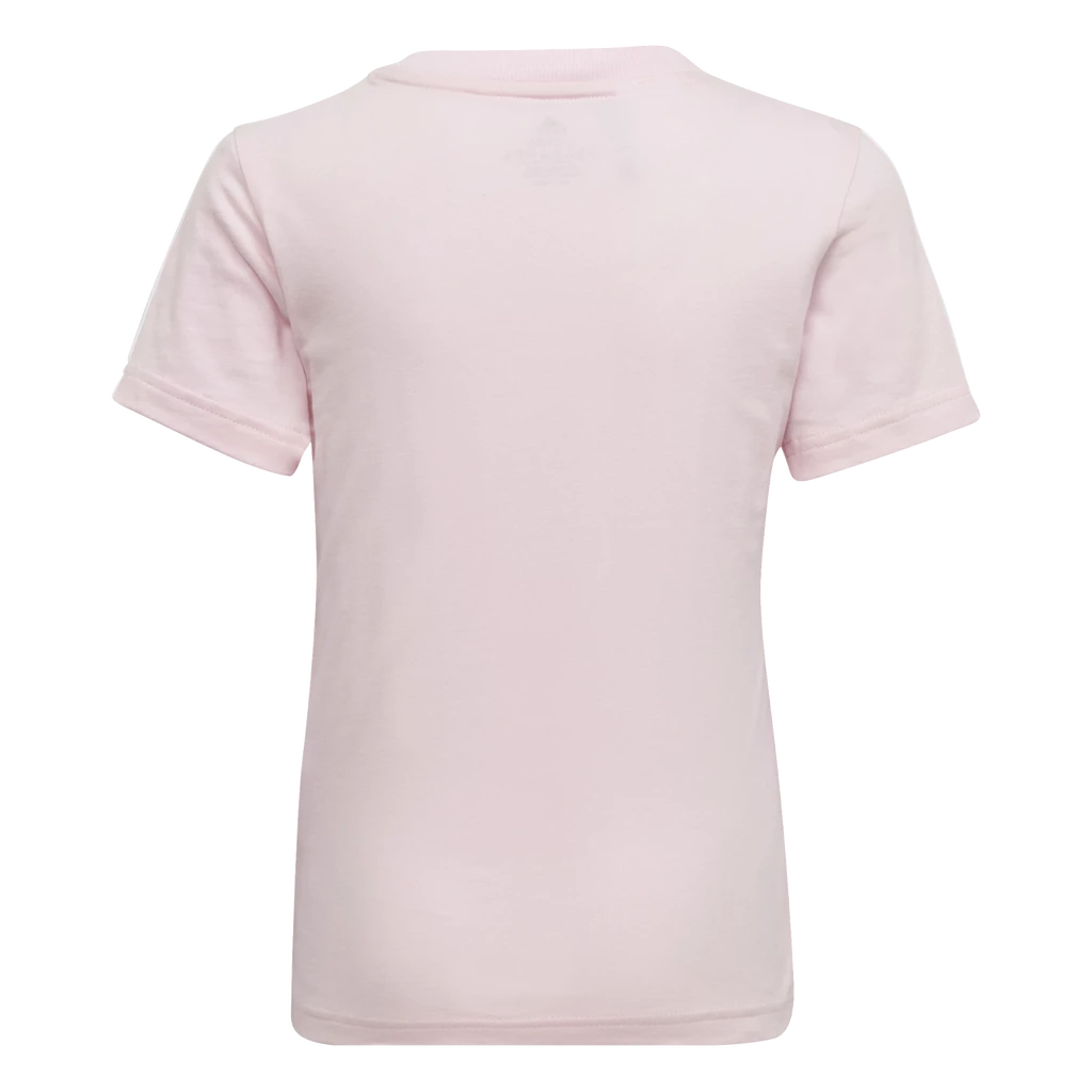 Dětské tričko adidas  Essentials 3-Stripes Clear Pink