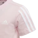 Dětské tričko adidas  Essentials 3-Stripes Clear Pink
