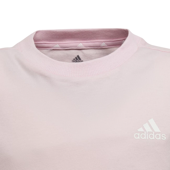 Dětské tričko adidas  Essentials 3-Stripes Clear Pink