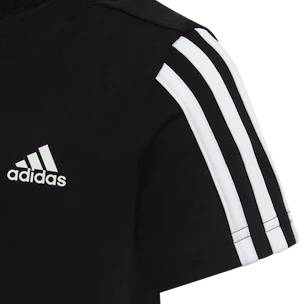 Dětské tričko adidas  Essentials 3-Stripes T-Shirt Black