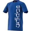 Dětské tričko adidas Linear Logo Blue