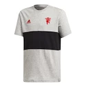 Dětské tričko adidas Manchester United FC šedo-černé
