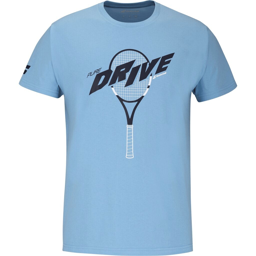 Product detail of Dětské tričko Babolat  Drive Cotton Tee Jr Drive Heritage Blue 10 - 12 let