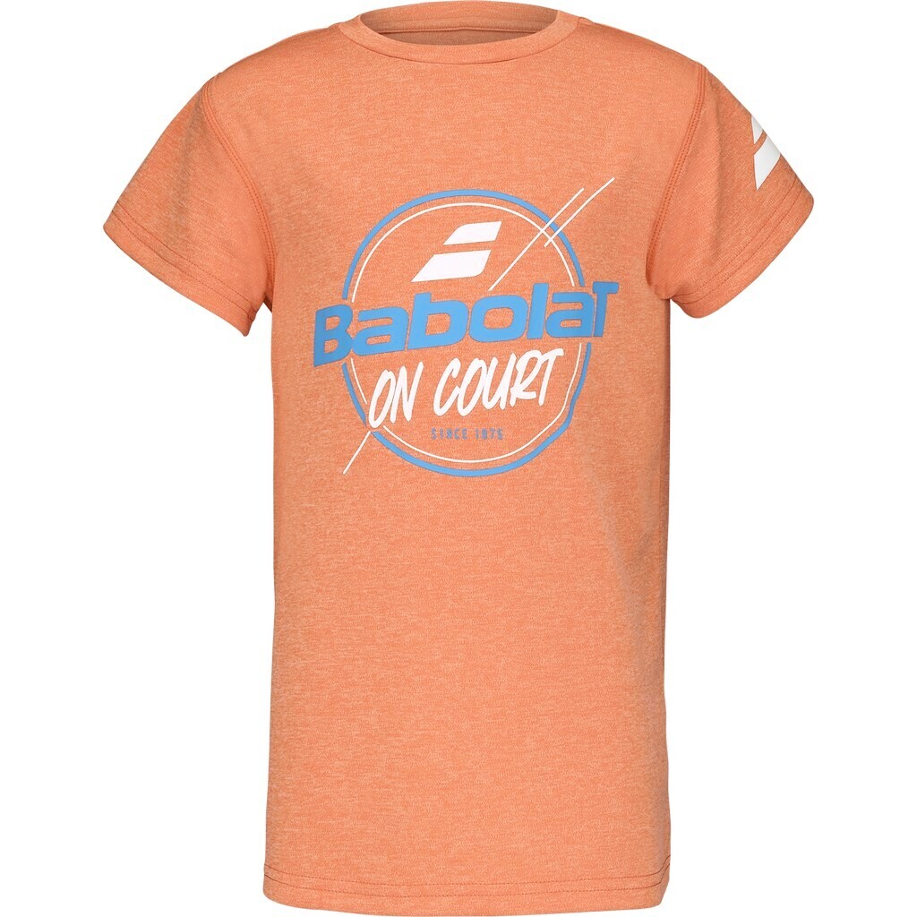 Product detail of Dětské tričko Babolat  Exercise Graphic Tee Boy Vibrant Orange 10 - 12 let