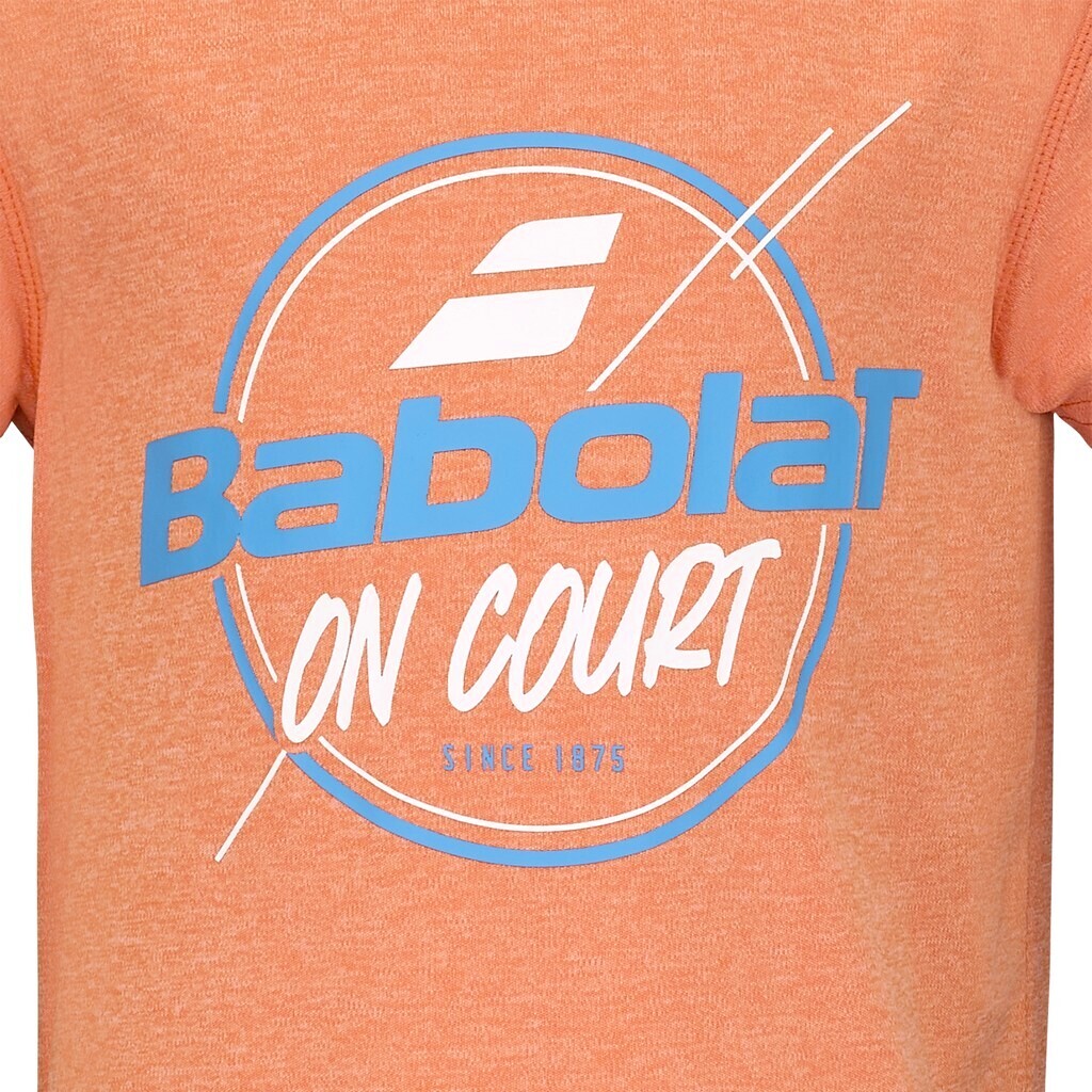 Dětské tričko Babolat  Exercise Graphic Tee Boy Vibrant Orange 6 - 8 let - thumb (1)
