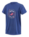 Dětské tričko Babolat  Exercise Graphic Tee Estate Blue