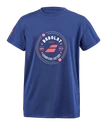 Dětské tričko Babolat  Exercise Graphic Tee Estate Blue