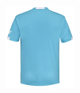 Dětské tričko Babolat  Play Crew Neck Tee Boy Cyan Blue 10 - 12 let