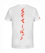 Dětské tričko Babolat  Strike Cotton Tee Jr White/Strike Red