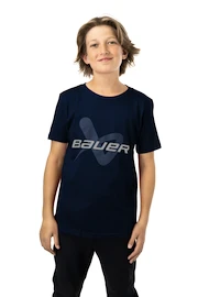 Dětské tričko Bauer Core SS Lockup Tee Navy
