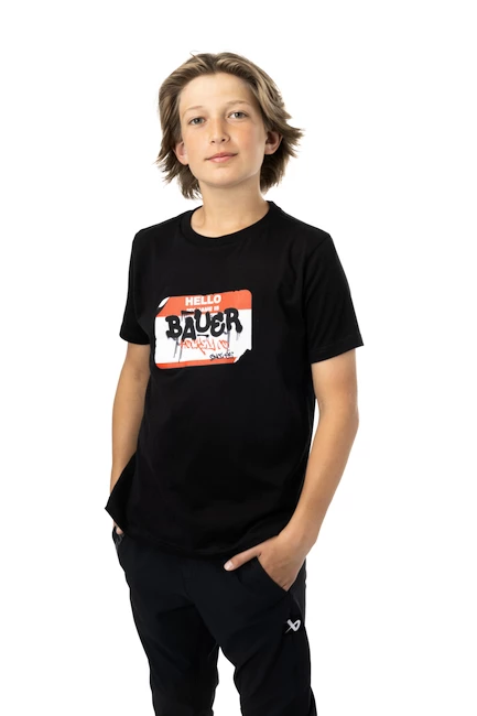 Dětské tričko Bauer  Name Tag Tee Black