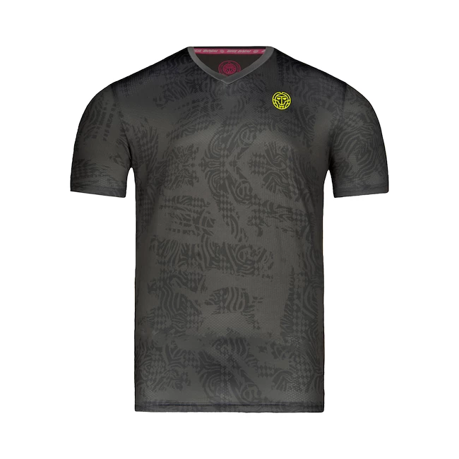 Dětské tričko BIDI BADU  Owusu Tech Tee Dark Grey 128 cm