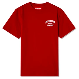 Dětské tričko CCM Athleisure Tee Red