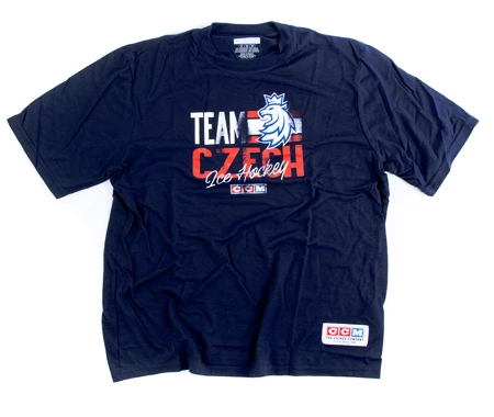 Dětské tričko CCM  Love'em Stripes Czech Hockey M