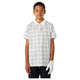 Dětské tričko CCM Polo Print Blanc