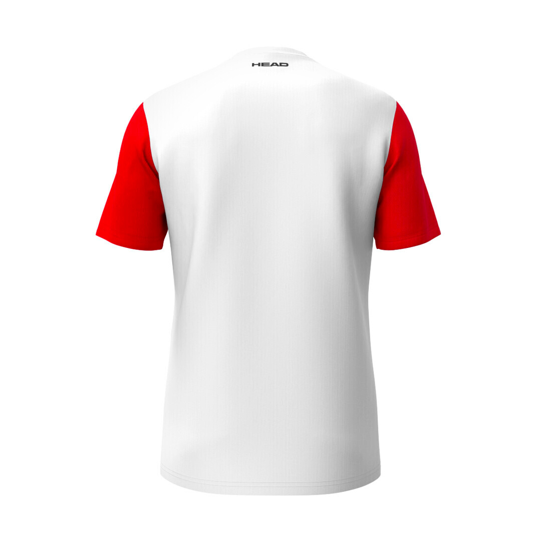 Dětské tričko Head  CLUB 25 Tech T-Shirt Boys Red/White 164 cm - thumb (1)
