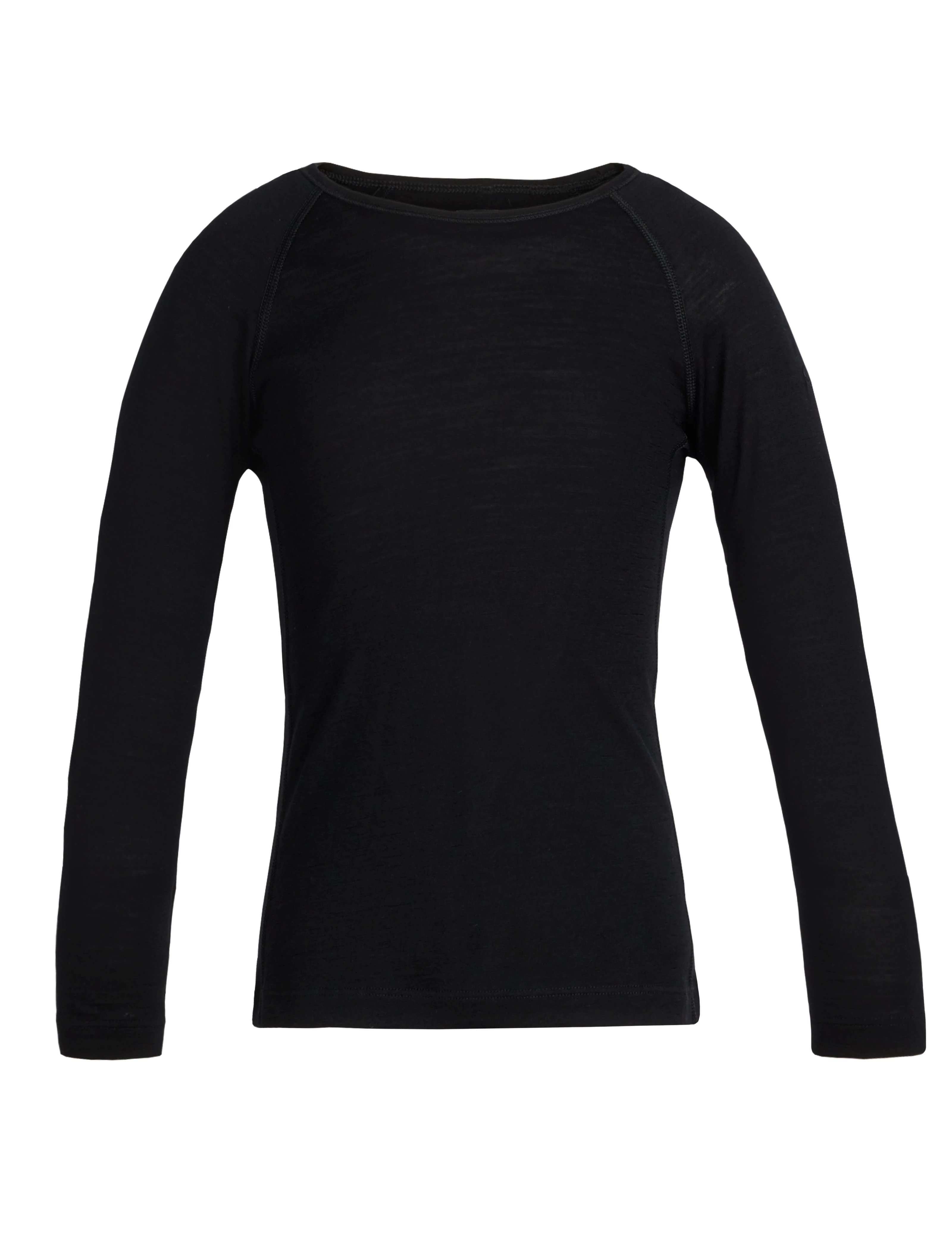 Dětské tričko Icebreaker  K 200 Oasis LS Crewe BLACK