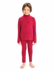 Dětské tričko Icebreaker K 260 Tech LS Half Zip Cherry