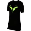 Dětské tričko Nike Court Rafa DB Tee Black/Volt