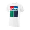 Dětské tričko Wilson Competition B Crew Tech Tee White