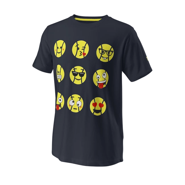Dětské tričko Wilson  Emoti-Fun Tech Tee B India Ink