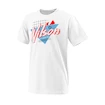 Dětské tričko Wilson Nostalgia Tech Tee White