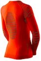 Dětské tričko X-Bionic  Invent 4.0 Round Neck LG SL Teal Sunset Orange/Anthracite