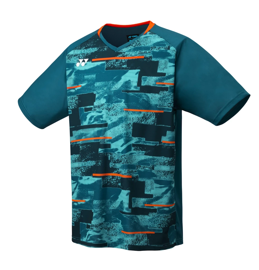 Dětské tričko Yonex  Crew Neck Shirt YJ0034 Jr. Blue Green