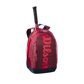 Dětský batoh na rakety Wilson Junior Backpack Red/Infrared