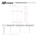 Dětský cyklistický dres Force  Kid View pink/white/black