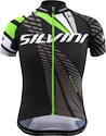 Dětský cyklistický dres Silvini Team Black/Green